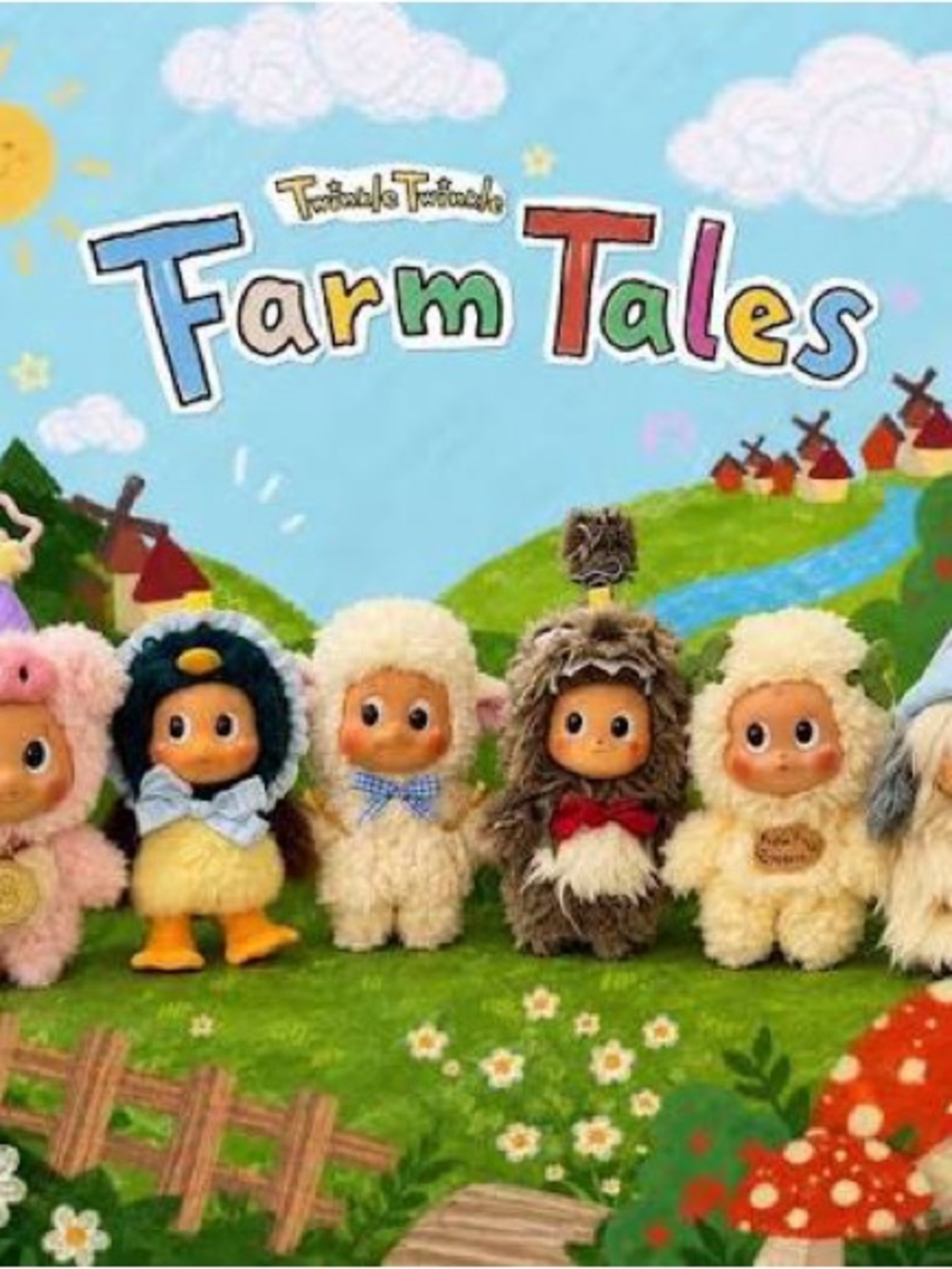 Farm Tales Plush Figure - Assorted Pastel Characters